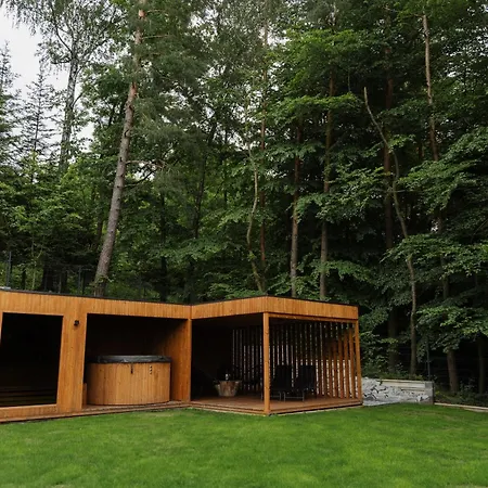 W Szczerym Lesie - Z Sauna I Jacuzzi W Lesie Nad Jeziorem Mucharskim Prázdninový dům